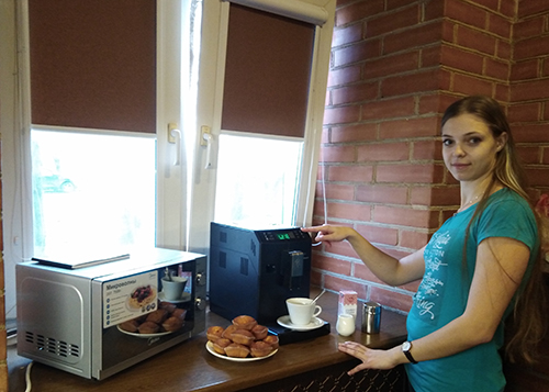 Кофе в подарок каждому посетителю Минск-Сити хостела
